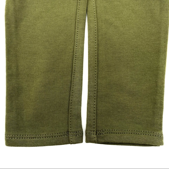 NWT Cat & Jack Army Green Gold Stripe Leggings, 3T - Picture 6 of 10